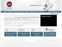 Tablet Screenshot of gbsrecursoshumanos.com